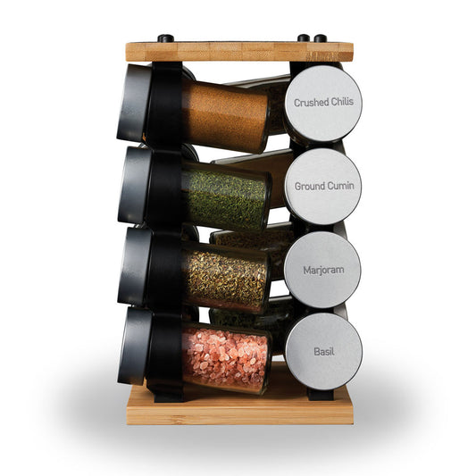 Bamboo 16 Jar Spice Carousel