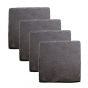 Load image into Gallery viewer, Square Slate Coasters Set/4
