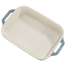 Load image into Gallery viewer, Turquoise Baking Dish 10.5 x7.5
