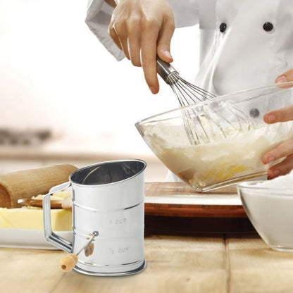 1 Cup Crank Sifter