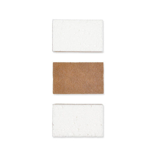 Walnut Scour Pads Set/3