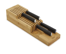 Cargar imagen en el visor de la galería, Bamboo 2-tier knife Organizer
