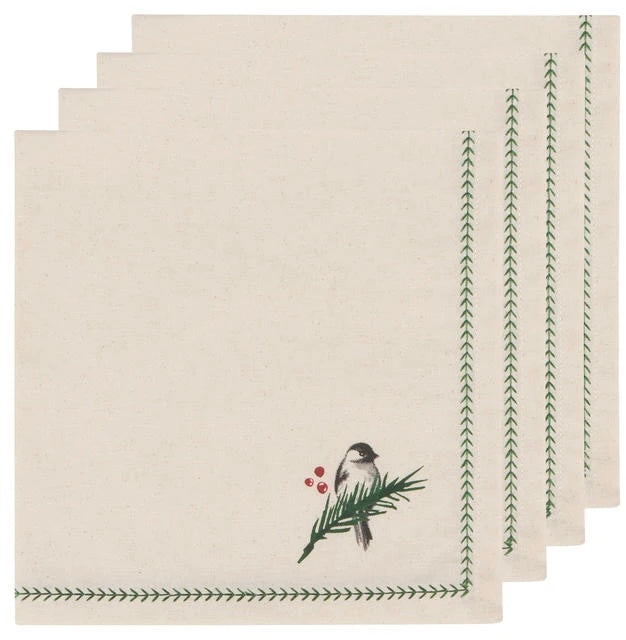 Napkin Forest Birds 4Pk