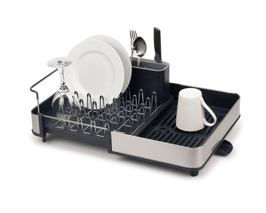 Grey Steel Expandable Dishrack