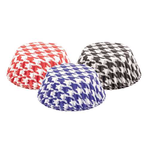 Baking Cups Pound Houndstooth
