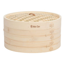 Load image into Gallery viewer, Bamboo Steamer 12&quot; 3pc

