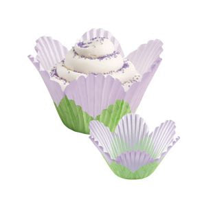 Lavender Petal Cupcake Liners 24ct