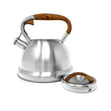 Load image into Gallery viewer, Whistling SS Kettle Wood Handle
