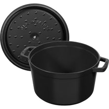 Load image into Gallery viewer, Staub 5 Qt Tall Cocotte Black
