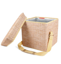 Load image into Gallery viewer, Wicker Picnic Cooler Seat
