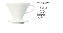 Load image into Gallery viewer, #2 White Ceramic Coffee Dripper
