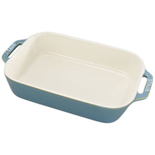 Load image into Gallery viewer, Turquoise Baking Dish 10.5 x7.5
