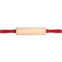Load image into Gallery viewer, Rolling Pin Red Handle 7 x 1.75
