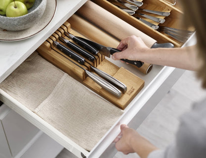 Bamboo 2-tier knife Organizer