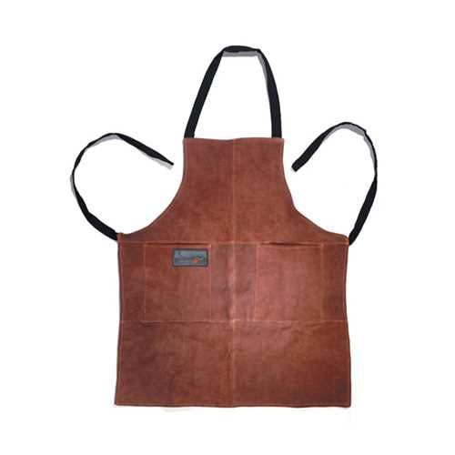 Leather Grill Apron BROWN