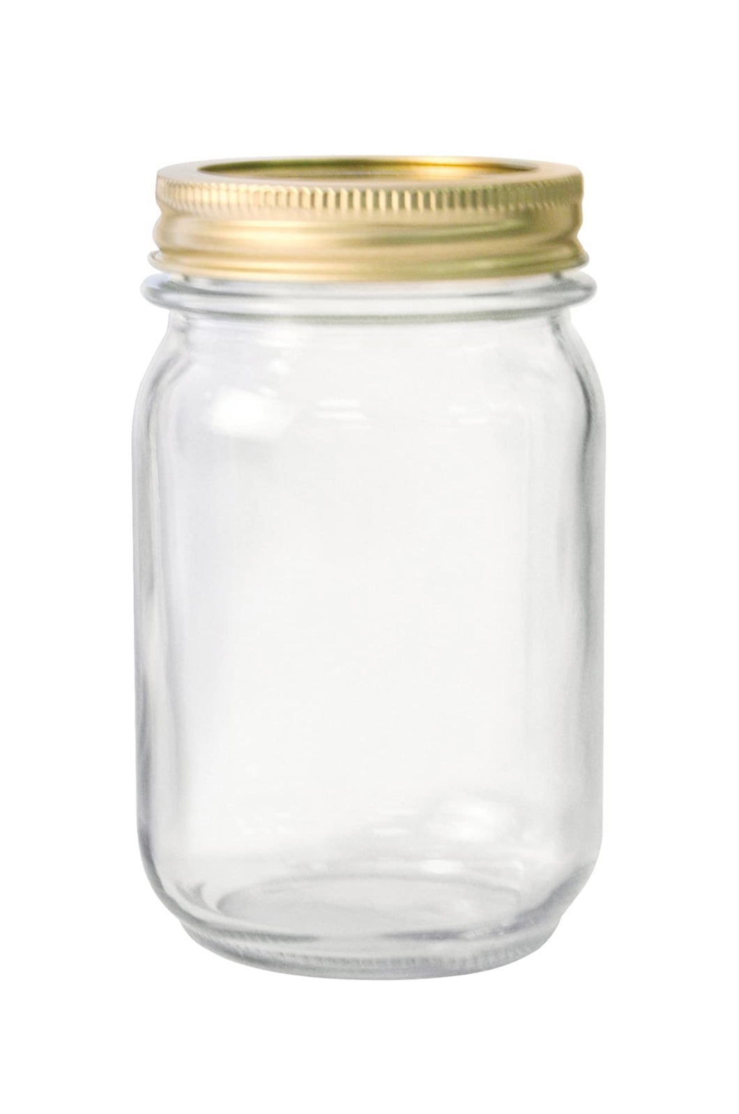 1 Pint Canning Jar w/meta