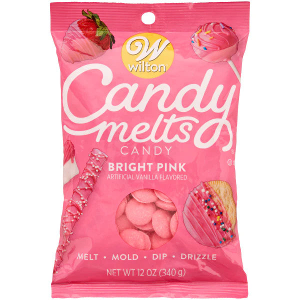 Bright Pink Candy Melts, 12oz