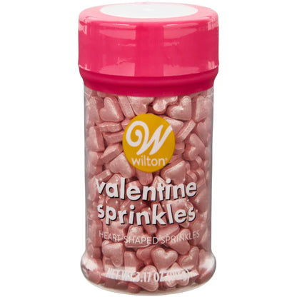 Valentine's Hearts Sprinkles 3.17oz