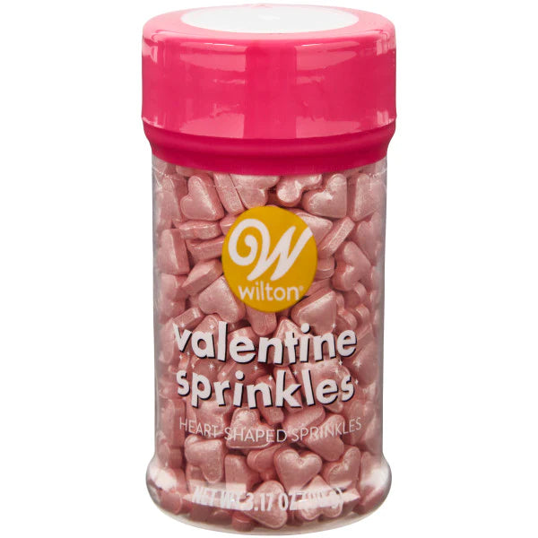 Valentine's Hearts Sprinkles 3.17oz