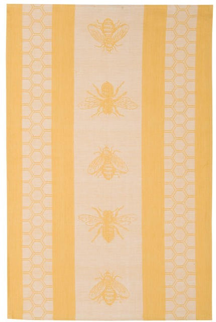 Jacquard Honeybee Dishtowel