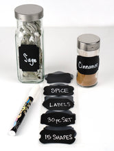 Load image into Gallery viewer, Reusable Spice Labels Set/30
