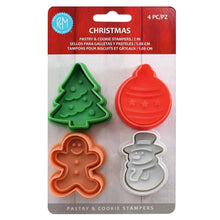 Load image into Gallery viewer, Cookie Stamp Christmas 4pc
