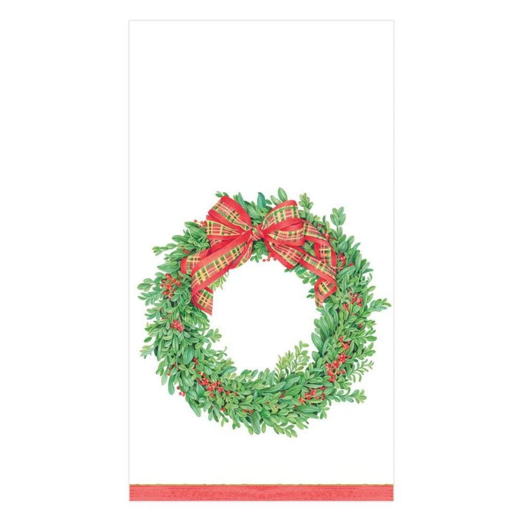 Berries Wreath Guest Towel