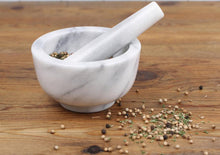 Load image into Gallery viewer, White Marble Mortar &amp; Pestle
