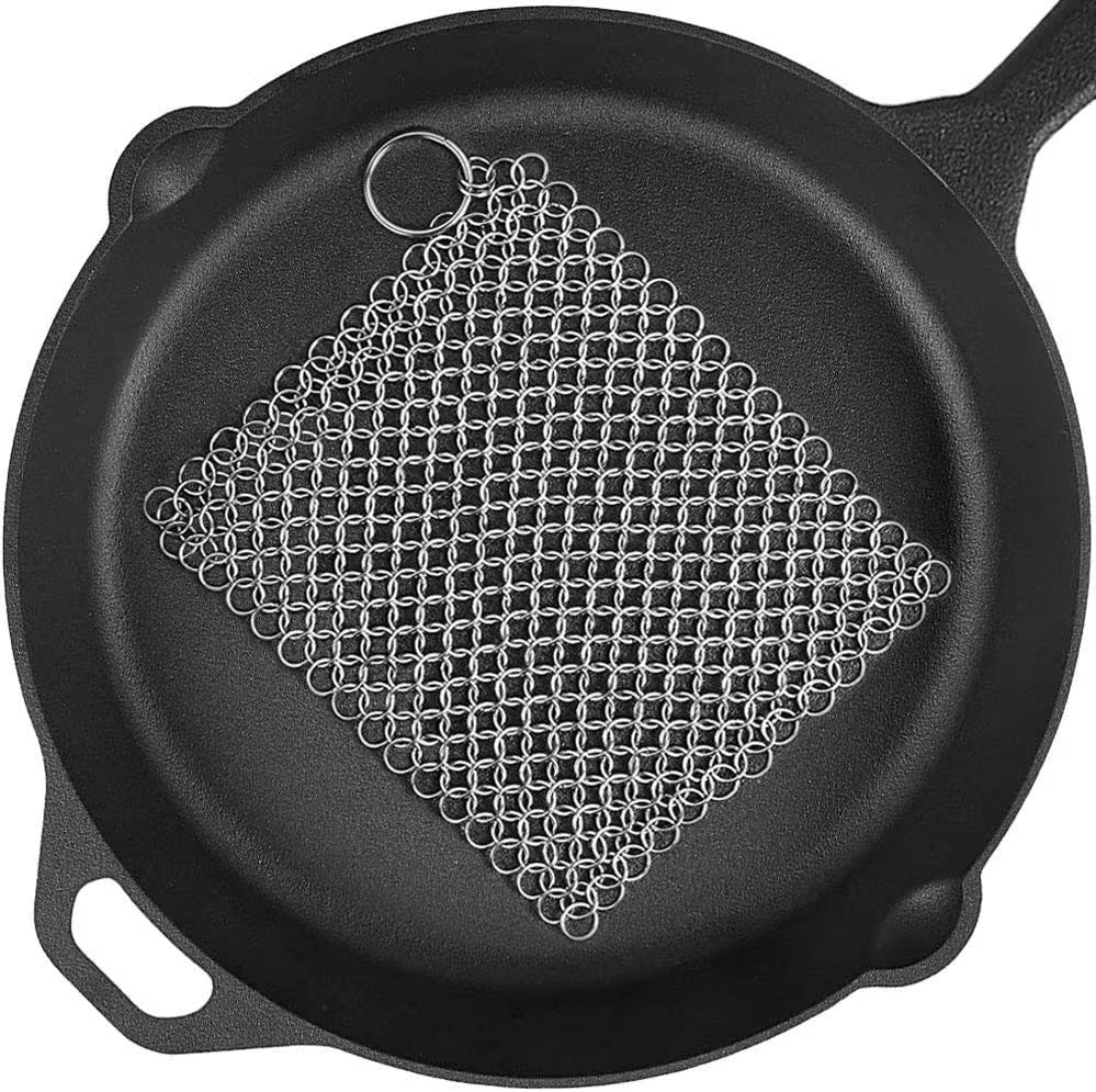 Chain Mail Cast Iron Cleaner