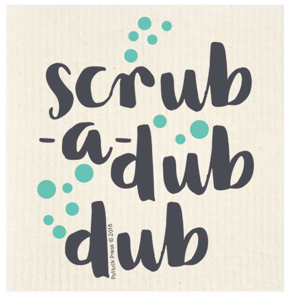 Scrub-a-Dub Dub Swedish Dishcloth