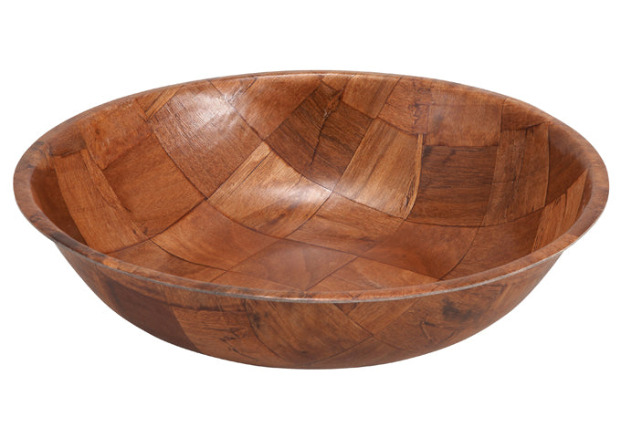 8" Wood Salad Bowl
