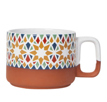 Load image into Gallery viewer, Kaleidoscope Terracotta Mug
