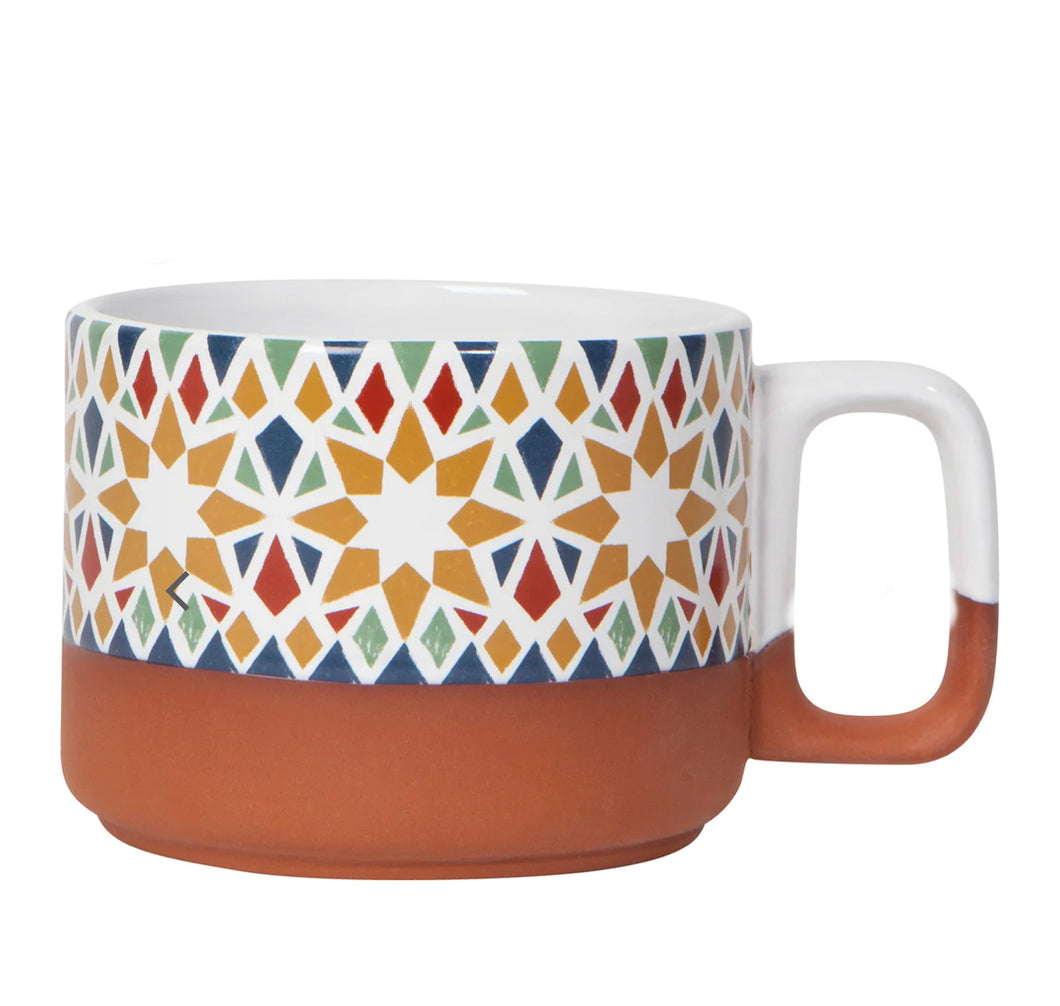 Kaleidoscope Terracotta Mug