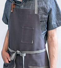 Load image into Gallery viewer, Navy Canvas Satterfield Apron
