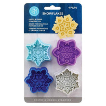 Load image into Gallery viewer, Cookie Stamp Snowflake 4pc
