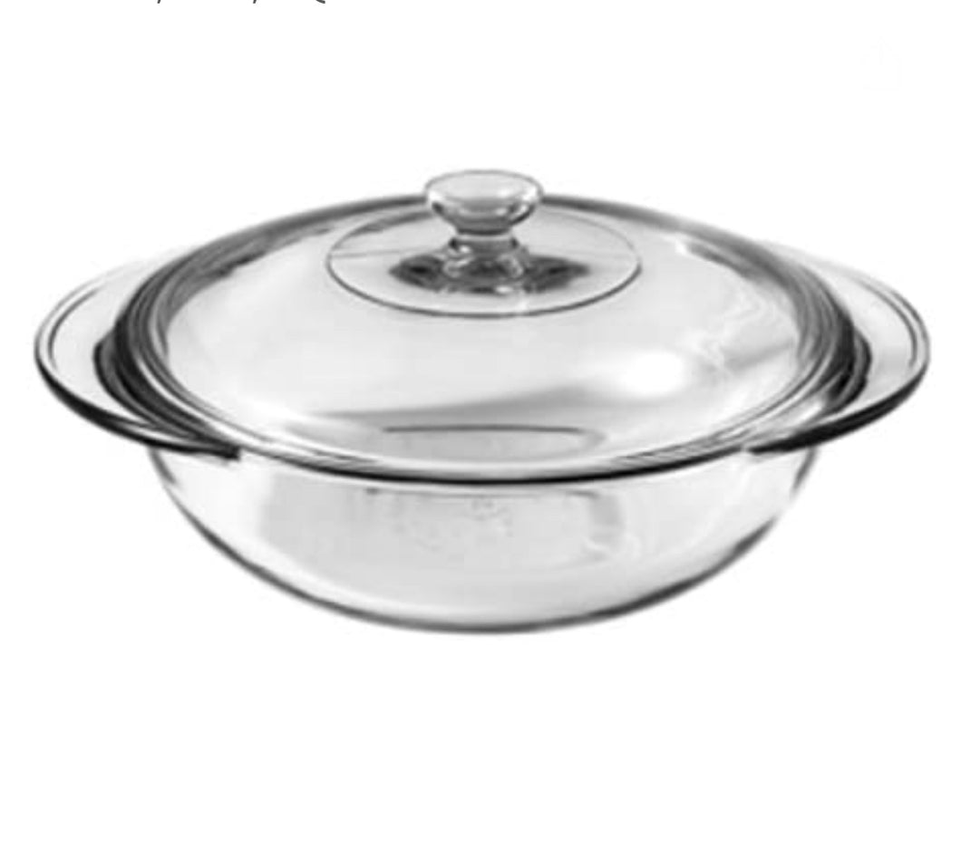 Glass Casserole with Cover