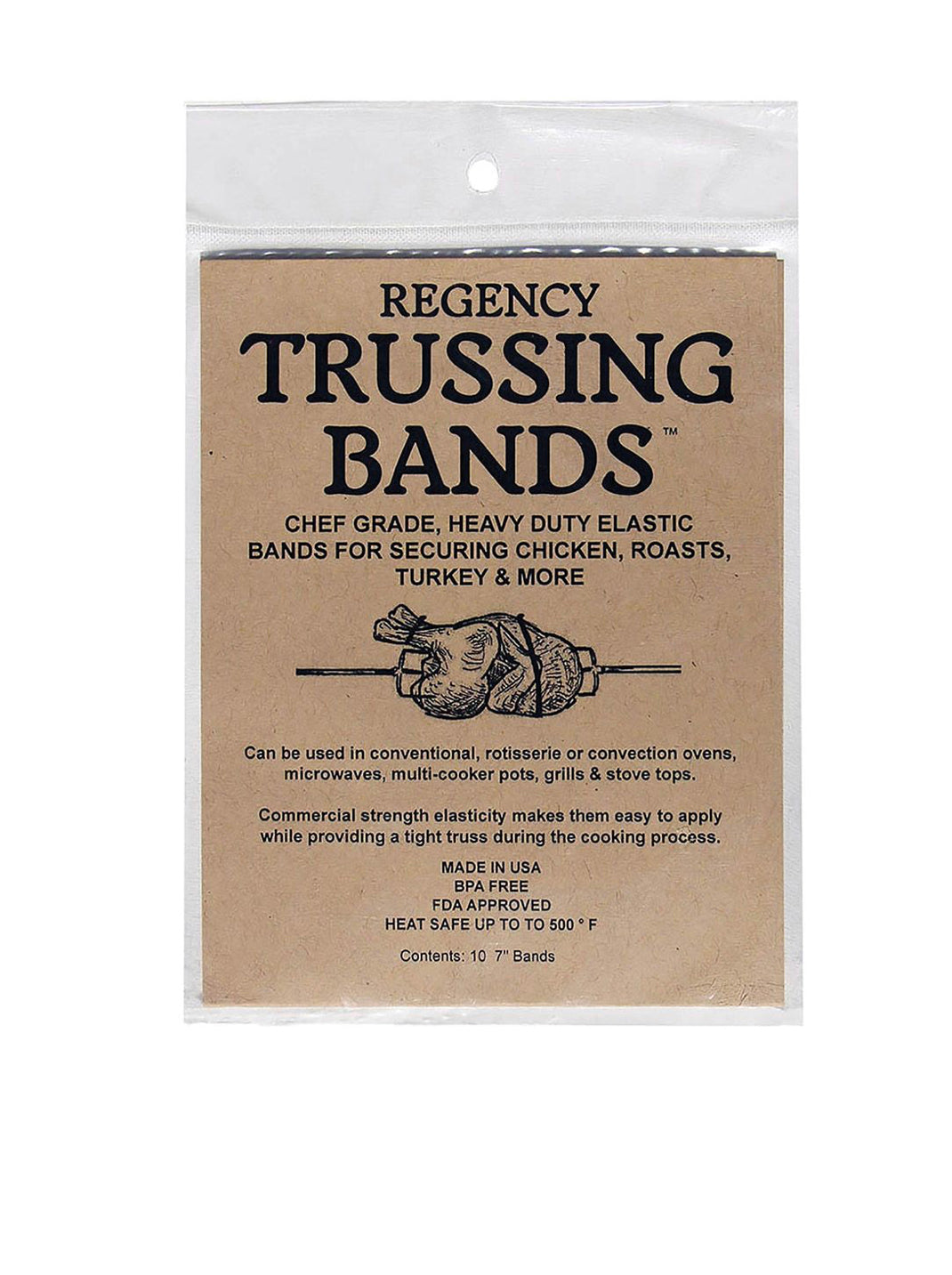 Elastic Trussing Bands 10ct