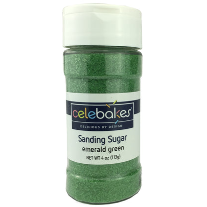 Sanding Sugar Emerald Green 4oz