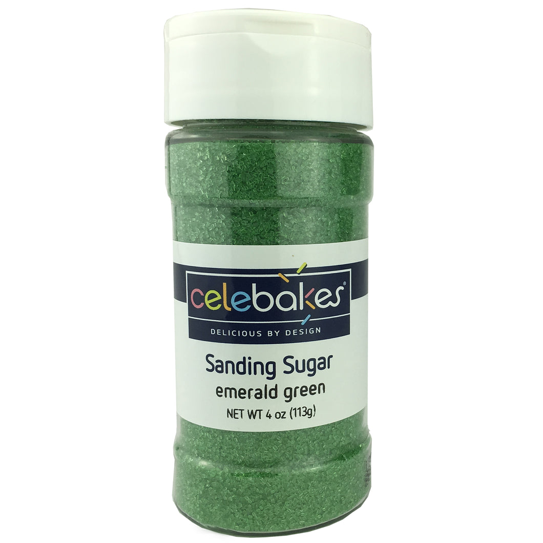Sanding Sugar Emerald Green 4oz