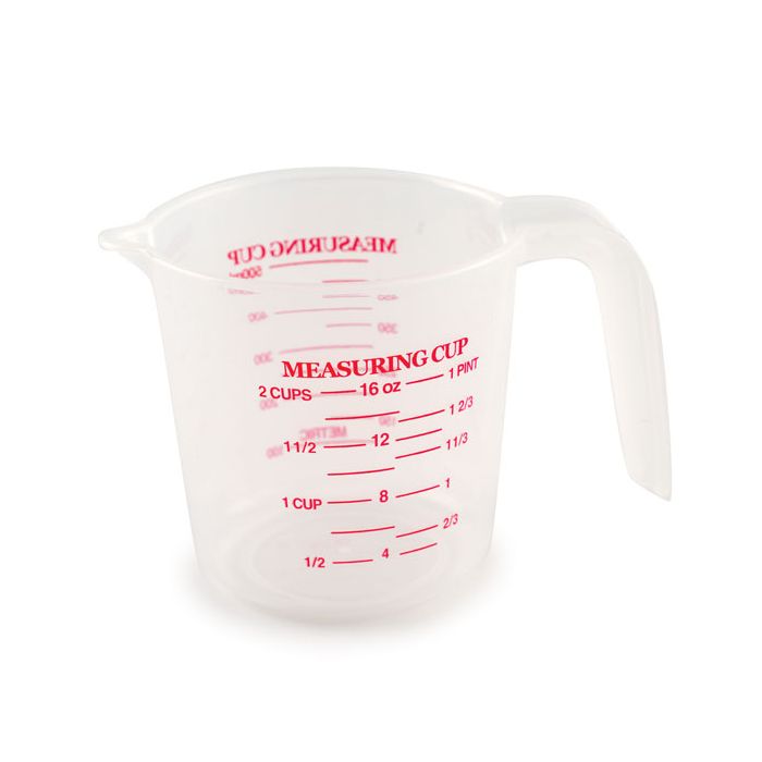 2 Cup Plastic Measure