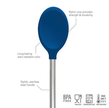 Load image into Gallery viewer, Blue Silicone Mixing Spoon
