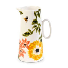 Load image into Gallery viewer, Bee Floral Farmhouse Pitcher

