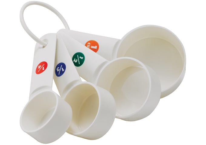 4pc Plastic Measuring Cup Set