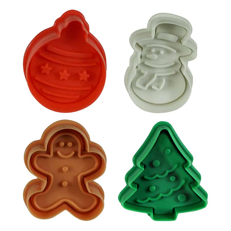 Cookie Stamp Christmas 4pc