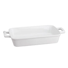 Load image into Gallery viewer, White Ceramic Lasagna Pan
