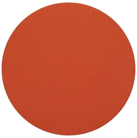Orange Round Canvas Placemat