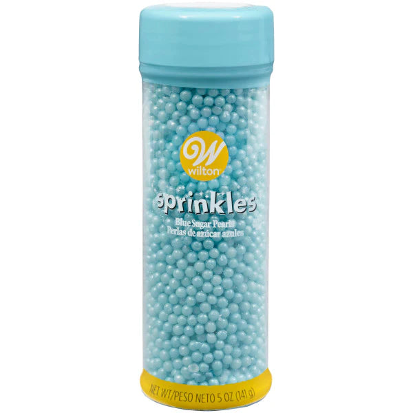 Blue Sugar Pearls 5oz