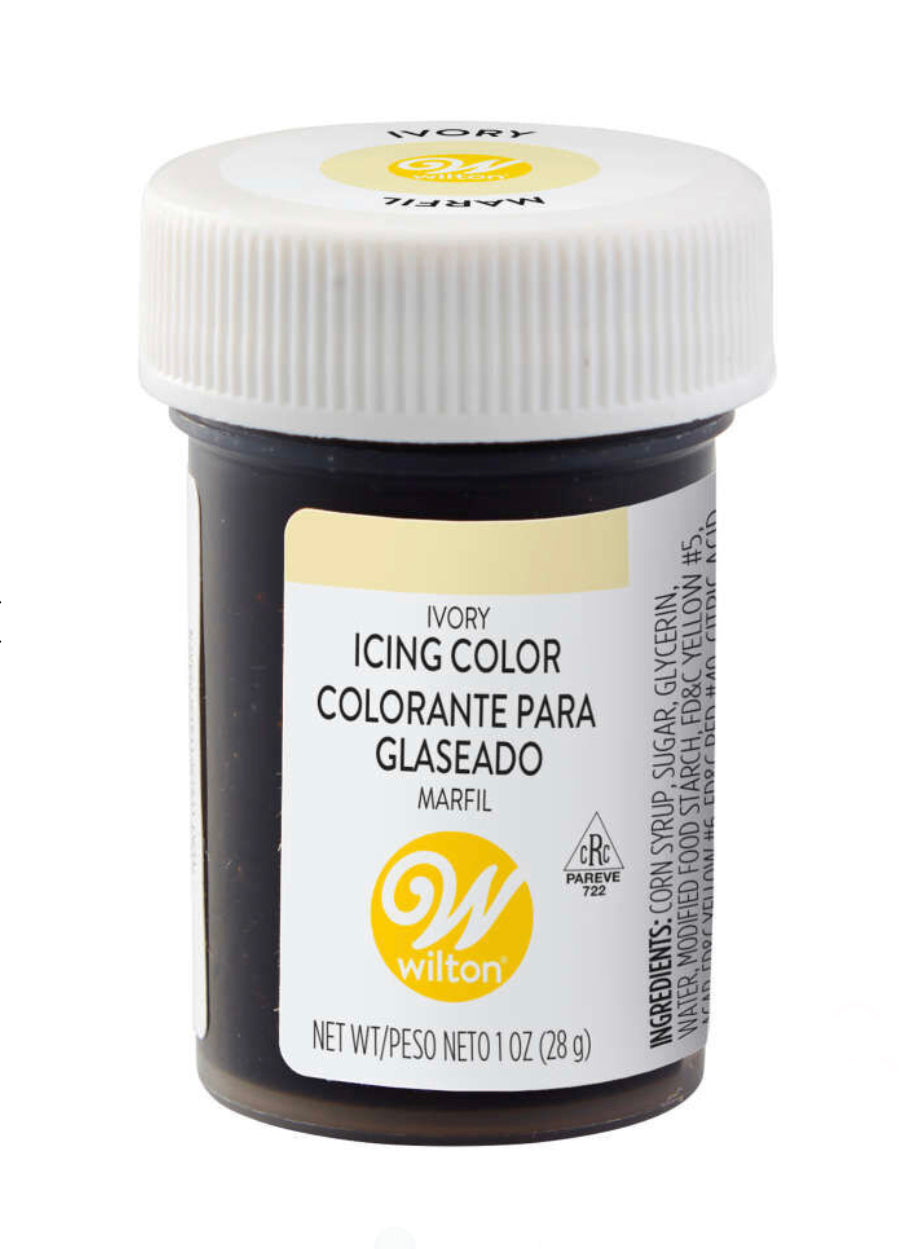 Ivory Icing Color 1 oz